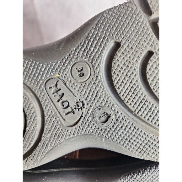 NAOT Caribou Brown Leather Lace Up Ankle Boots Women's EU 39 US 8 Hiking Outdoor - Picture 13 of 13